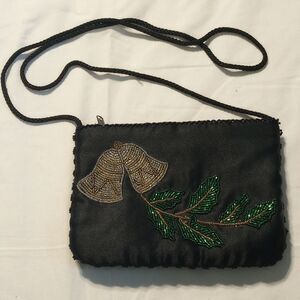 Vintage Carla Marchi Beaded Christmas Purse